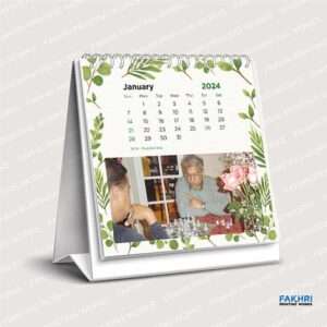 8 x 8 Desk / Table Calendar 2024