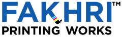 FAKHRI logo with a small rainbow accent between the letters K and R, reading 'FAKHRI'