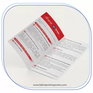 Complete brochure print service including design, printing, and finishing