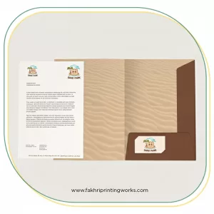 Custom folder printing tailored to your brand and design requirements
