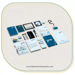 Custom letterhead printing with personalized designs and branding