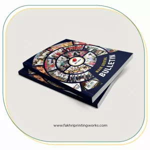 Custom publication book printing with tailored layouts and binding options