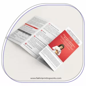 Customized brochure print service tailored to your business needs