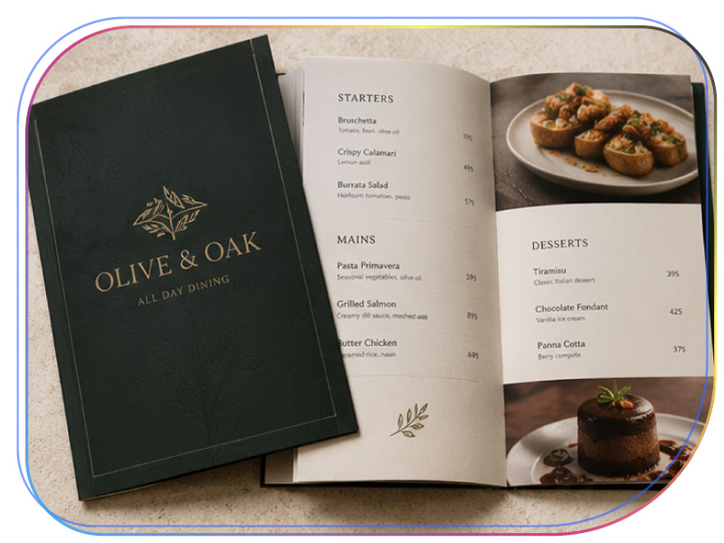 Hotel and resort marketing brochure printed in full colour on imported art paper