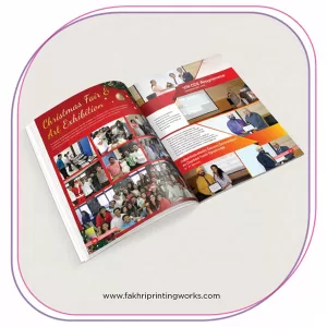 Premium annual report printing services across India using high-quality paper