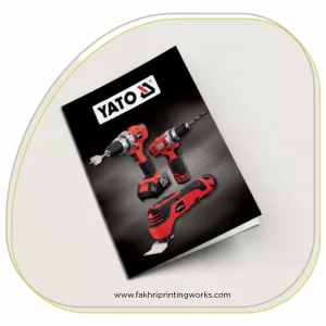 Premium brochure printing services in India using high-quality paper