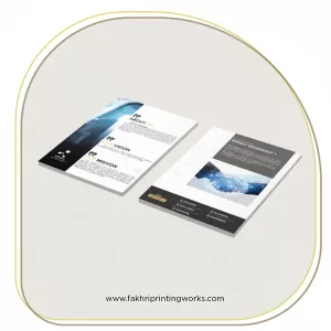 High-quality brochure printing with sharp images and durable paper